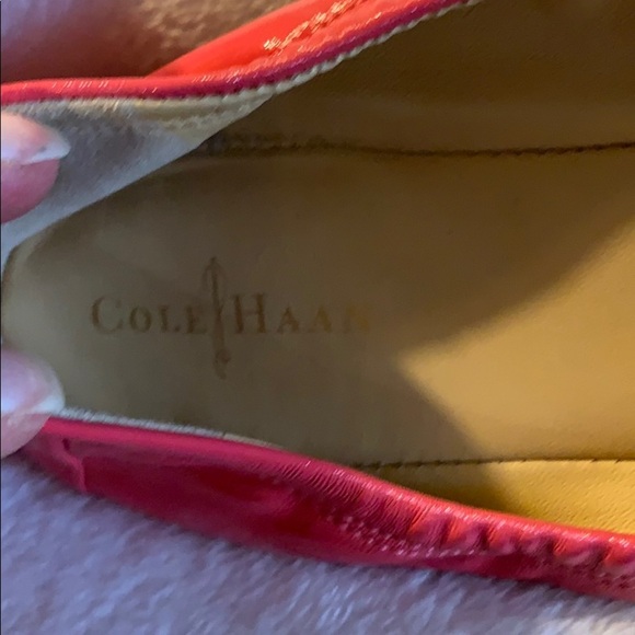 Pink Patent Leather Cole Hann Ballet Style Flats - Picture 3 of 16